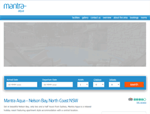 Tablet Screenshot of mantraaqua.com.au
